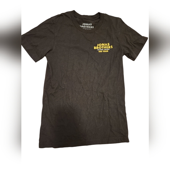 Jonas Brothers Black The Tour T-Shirt - Picture 2 of 4
